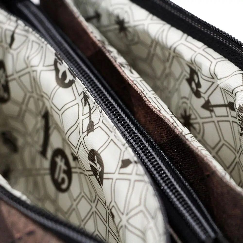 Harry Potter Pencil Case Hogwarts Logo Brown product photo