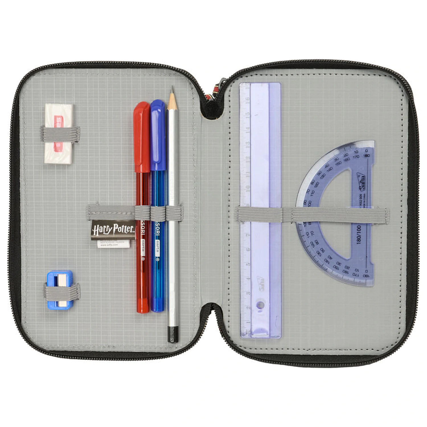 Harry Potter Hogwarts triple pencil case 37pcs product photo