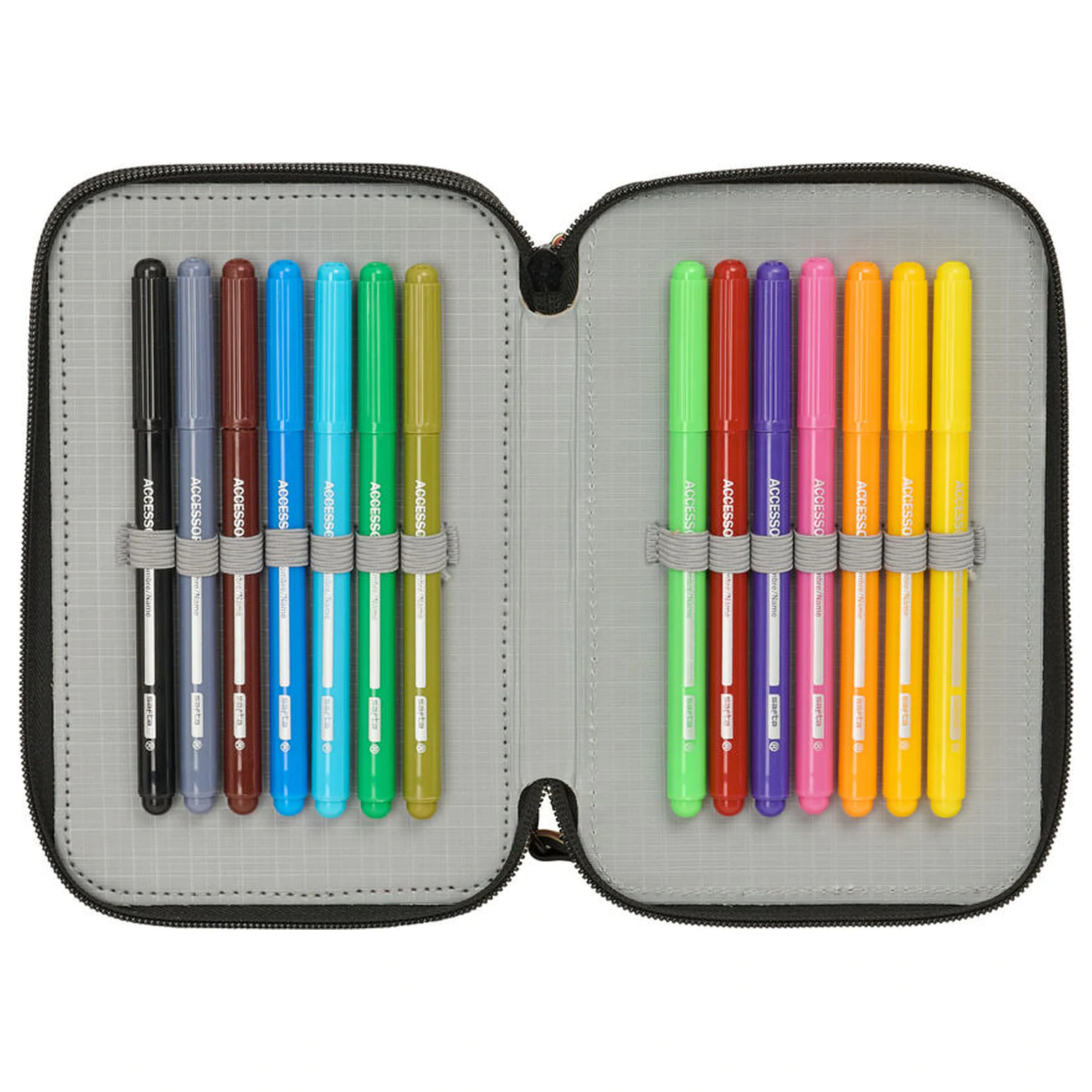 Harry Potter Hogwarts triple pencil case 37pcs product photo