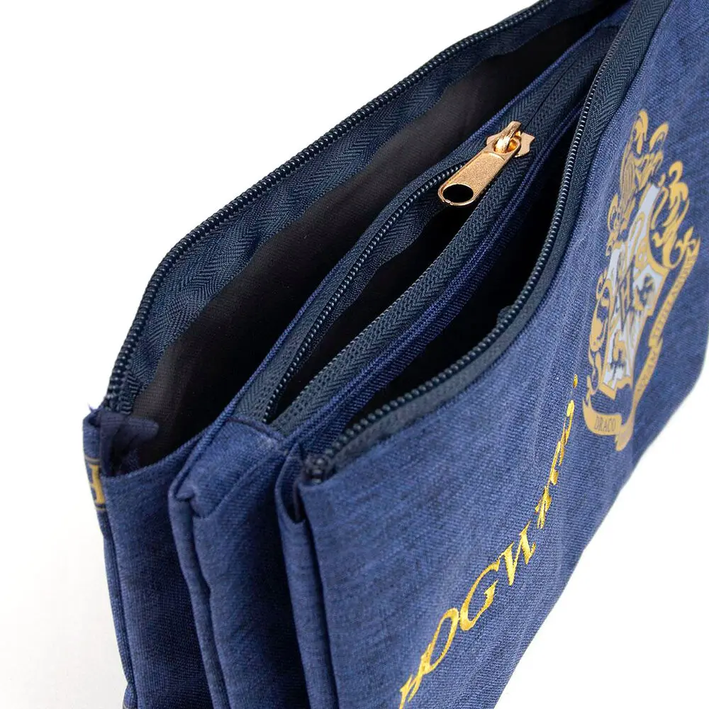 Harry Potter Hogwarts triple pencil case product photo