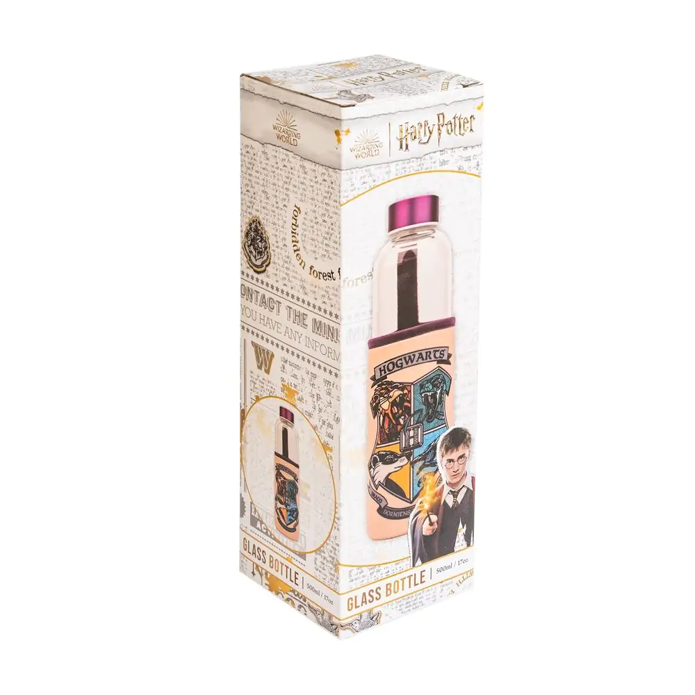 Harry Potter Hogwarts glass bottle 500ml termékfotó