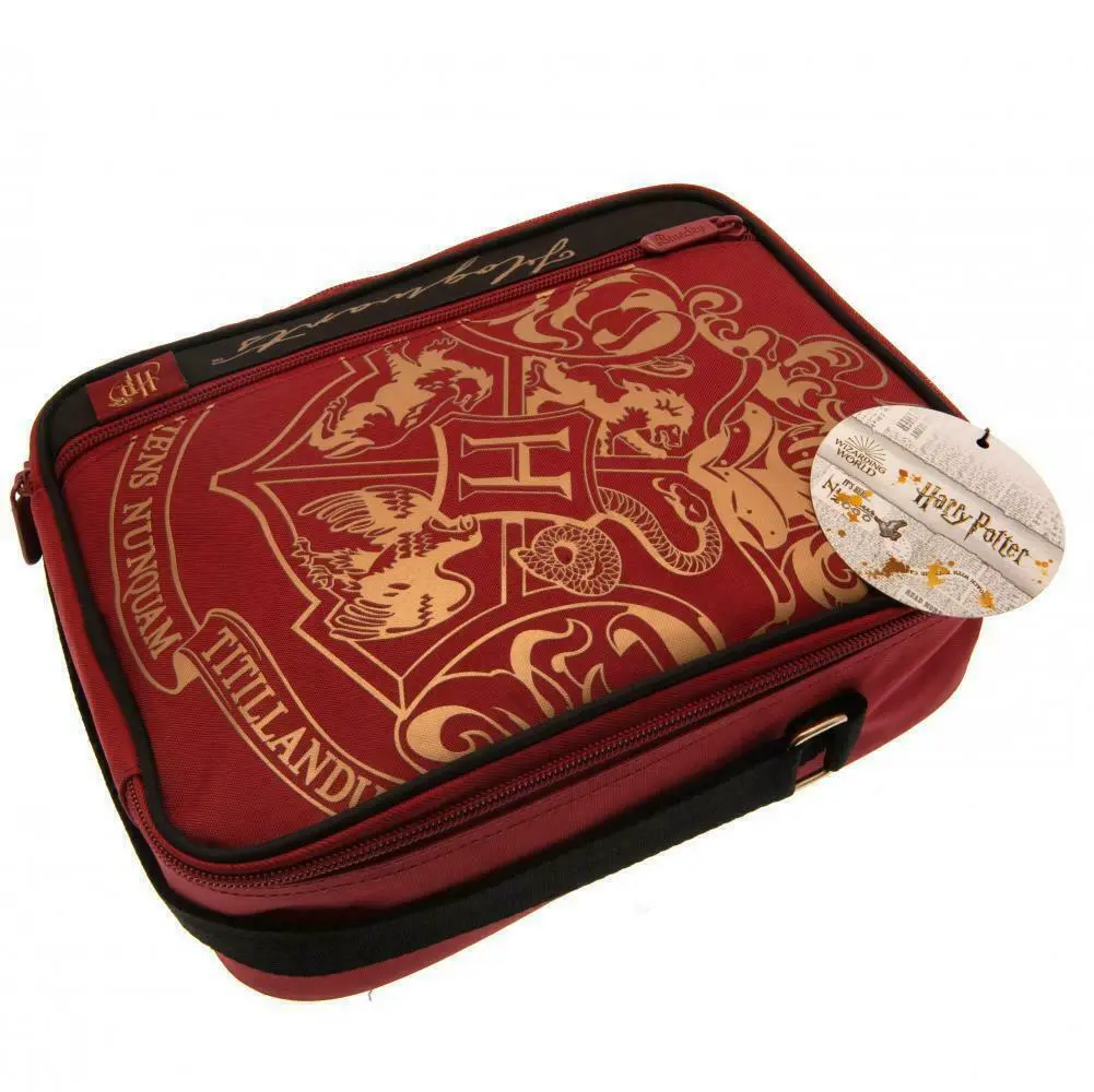 Harry Potter Deluxe Lunch Bag (Burgundy) Crest product photo