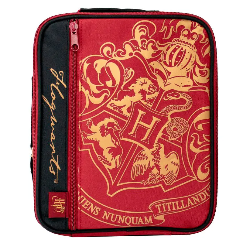 Harry Potter Deluxe Lunch Bag (Burgundy) Crest product photo