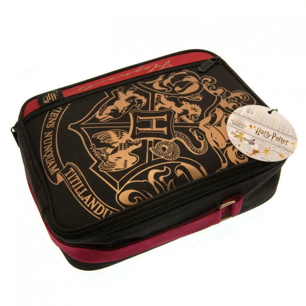 Harry Potter Deluxe Lunch Bag (Black) Crest termékfotó