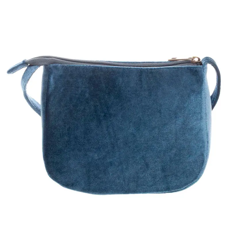 Harry Potter Hogwarts velvet crossbody bag product photo