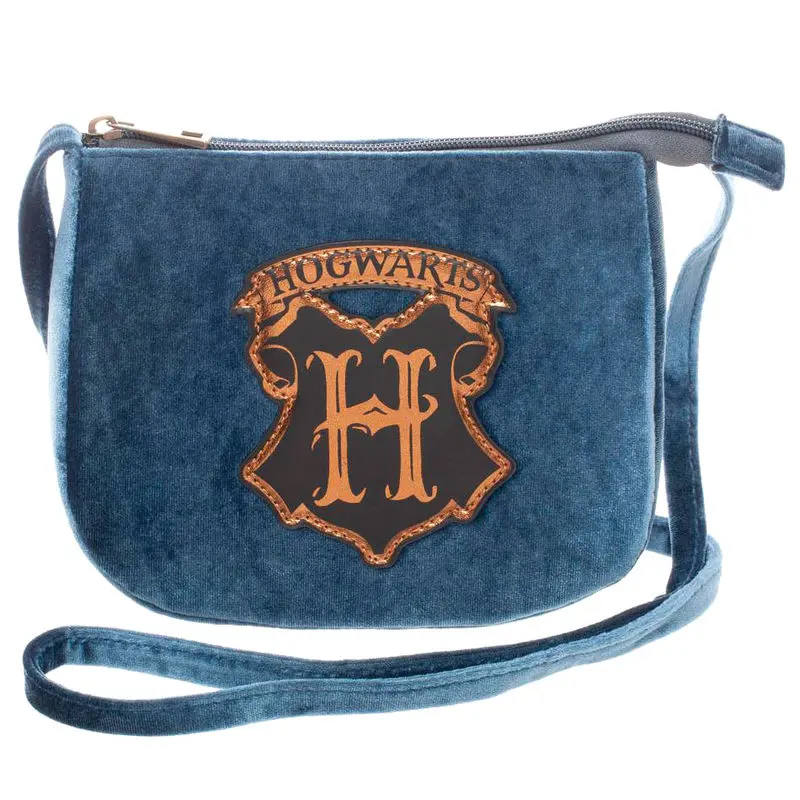 Harry Potter Hogwarts velvet crossbody bag product photo