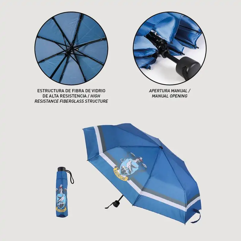 Harry Potter Ravenclaw manual folding umbrella termékfotó