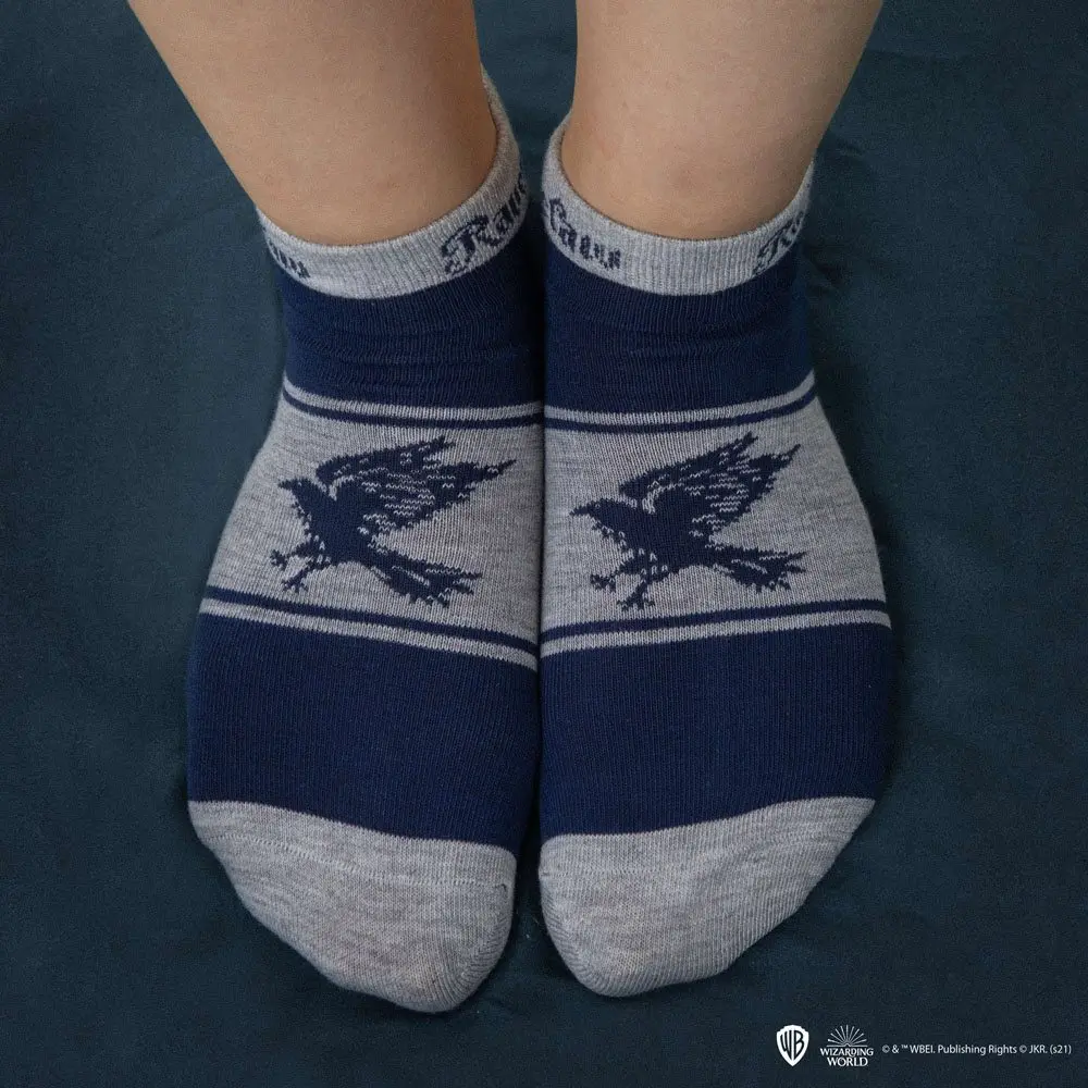 Harry Potter Ankle Socks 3-Pack Ravenclaw product photo