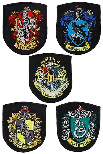 Harry Potter Patches 5-Pack House Crests termékfotó