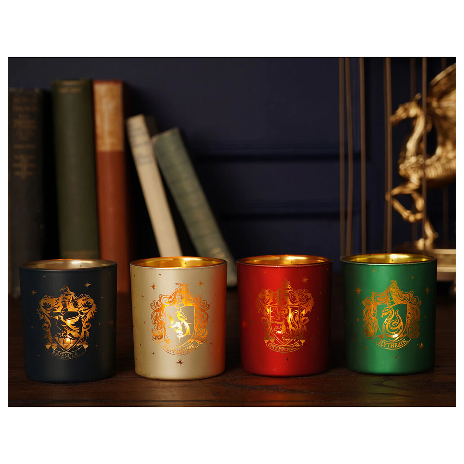 Harry Potter Houses 4-piece tea light holder set product photo