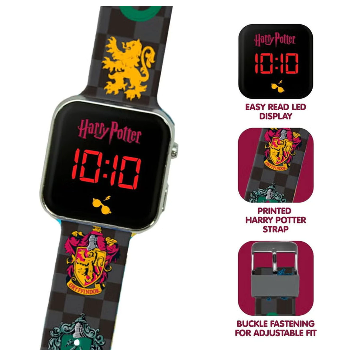 Harry Potter Houses digital LED wristwatch product photo