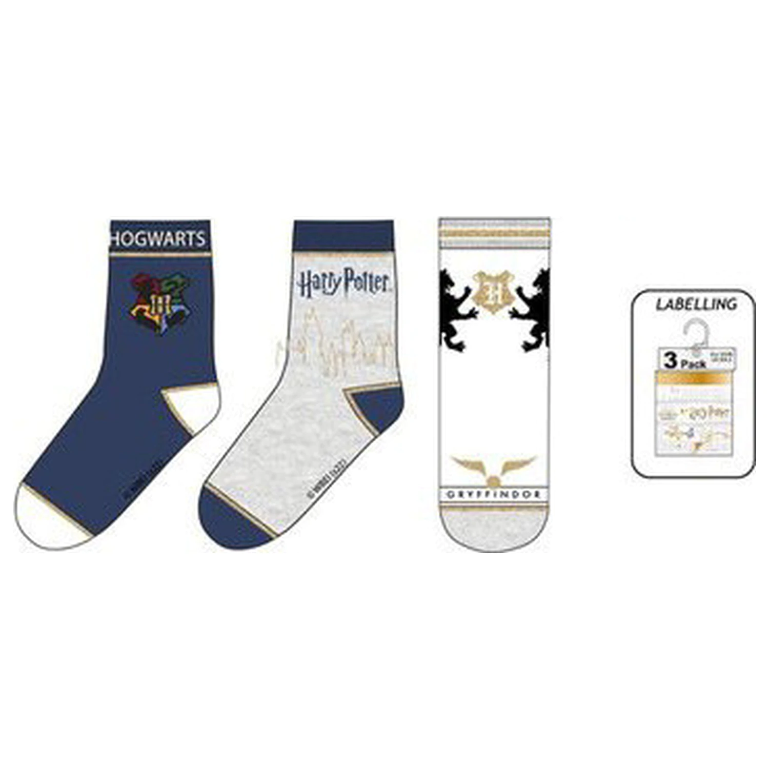 Harry Potter Houses kids socks 27/30 product photo