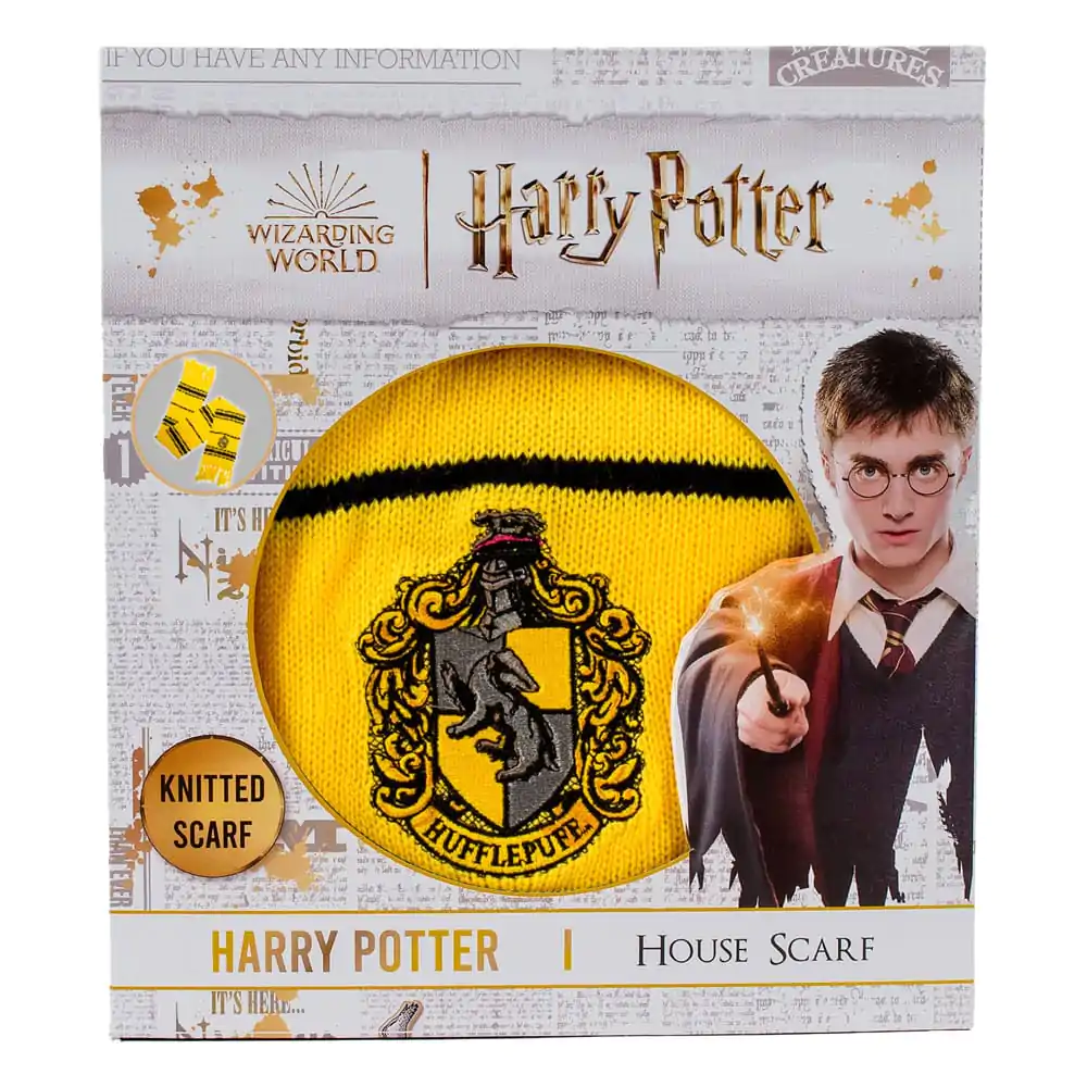 Harry Potter Scarf Hufflepuff Thin Stripes (Boxed) 160 cm product photo