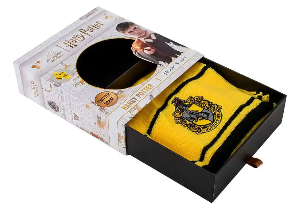 Harry Potter Scarf Hufflepuff Thin Stripes (Boxed) 160 cm product photo