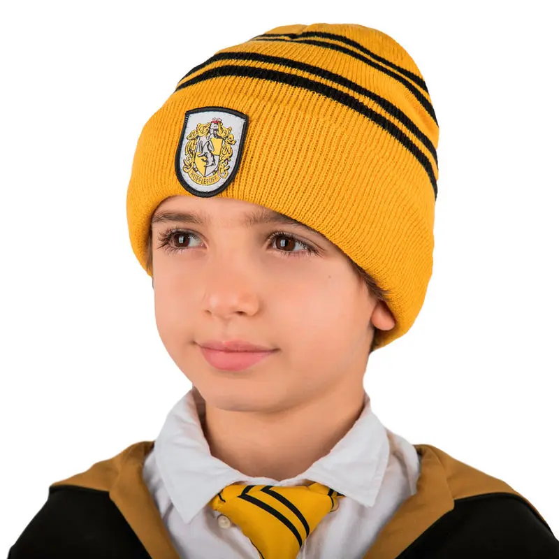 Harry Potter Beanie &amp; Gloves Set for Kids Hufflepuff product photo