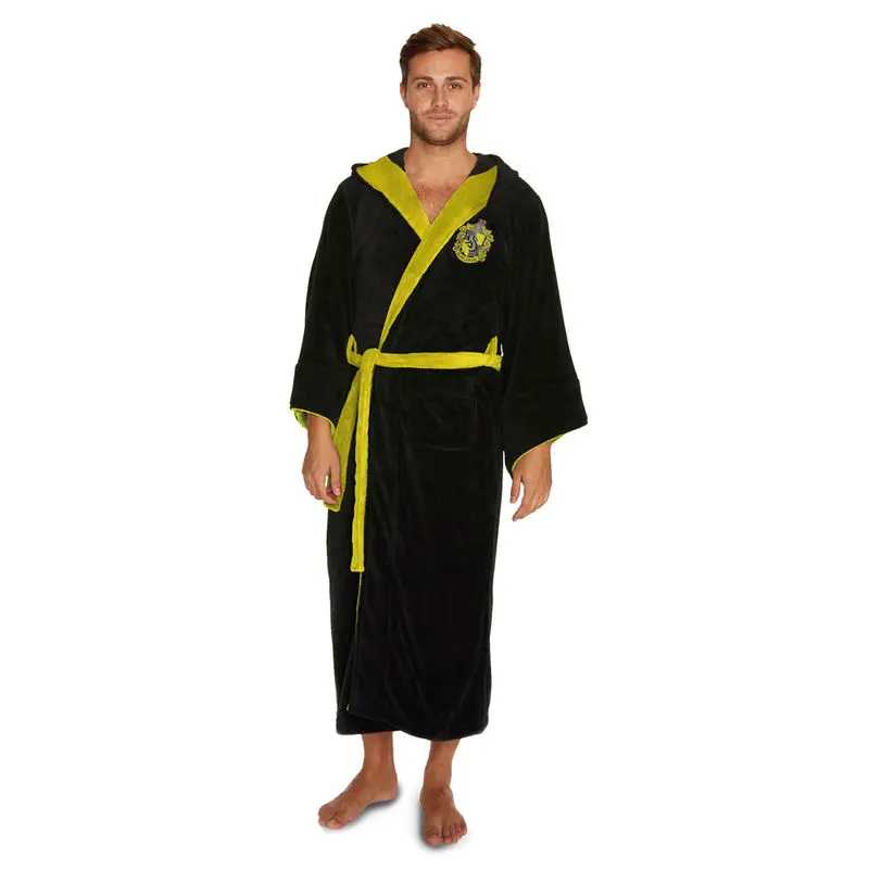Harry Potter Fleece Bathrobe Hufflepuff product photo