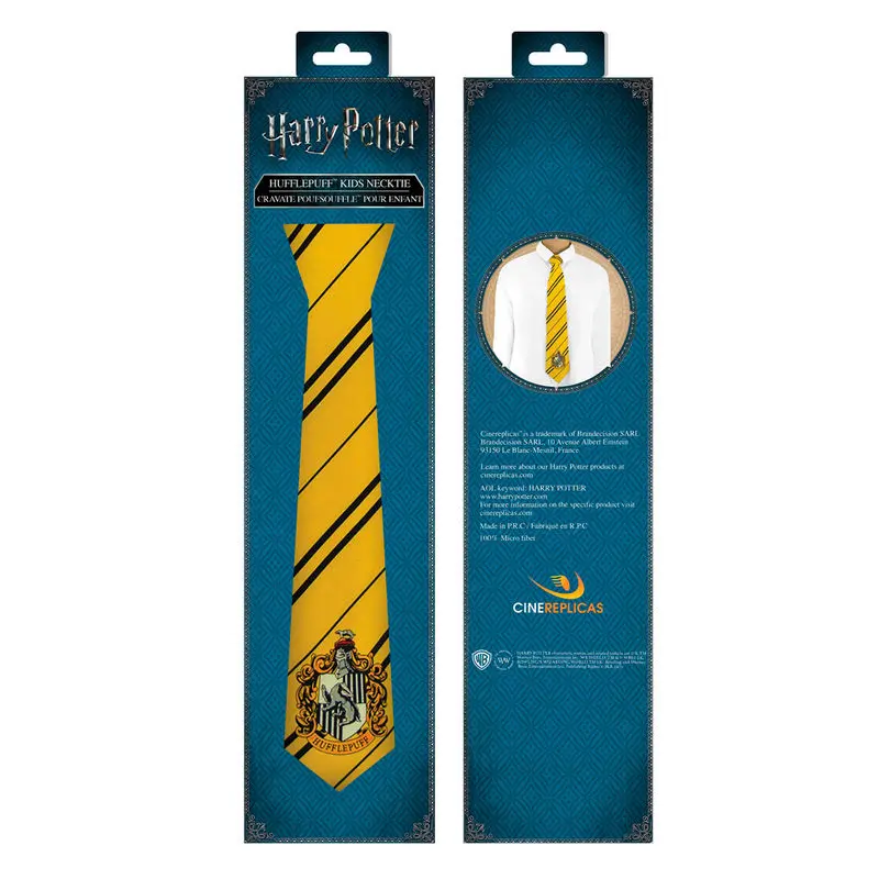Harry Potter Hufflepuff child necktie product photo