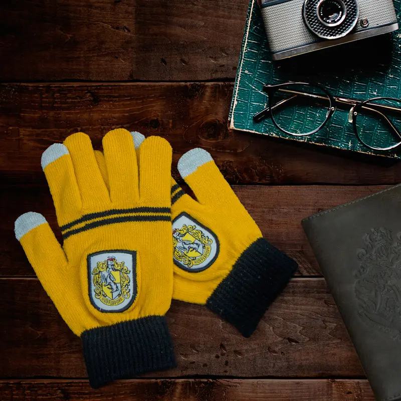 Harry Potter Hufflepuff gloves screentouch product photo