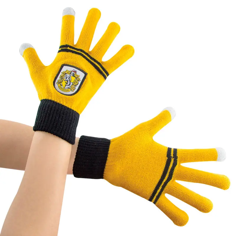 Harry Potter Hufflepuff gloves screentouch product photo