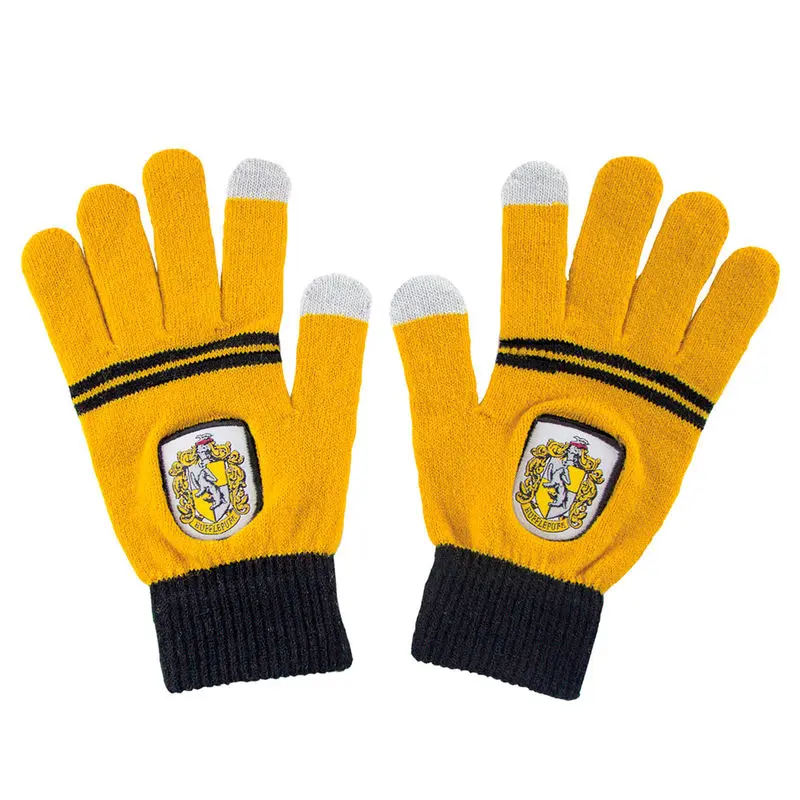 Harry Potter Hufflepuff gloves screentouch product photo
