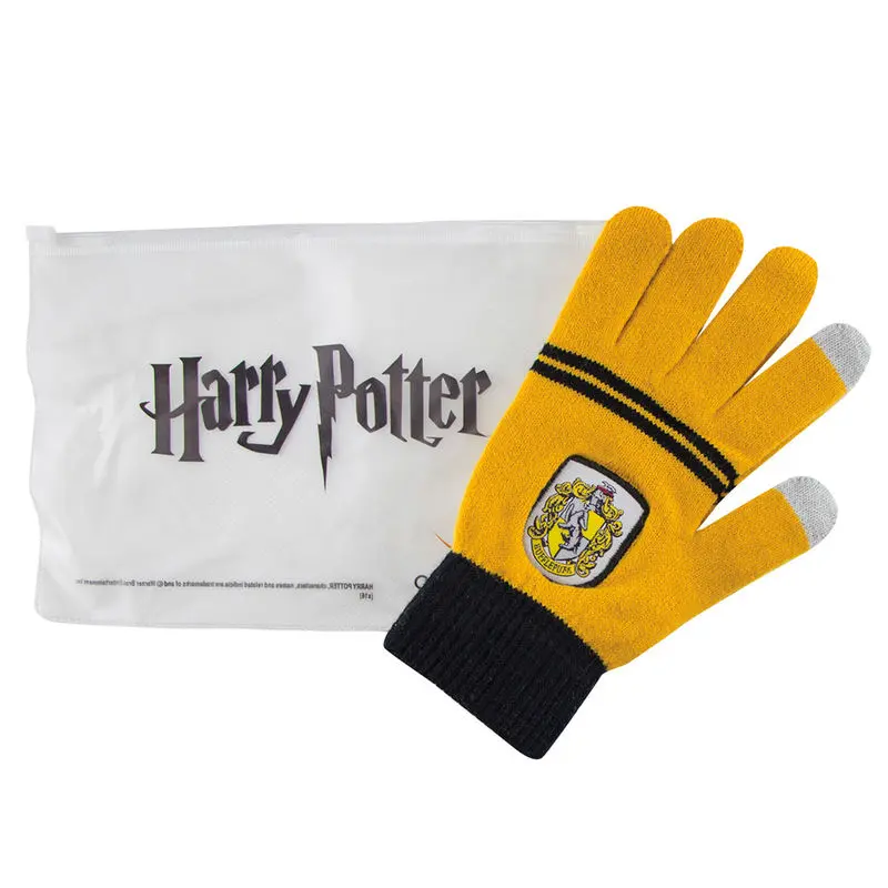 Harry Potter Hufflepuff gloves screentouch product photo
