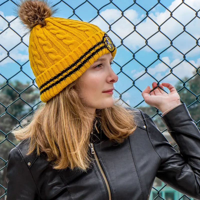 Harry Potter Pom-Pom Beanie Hufflepuff product photo