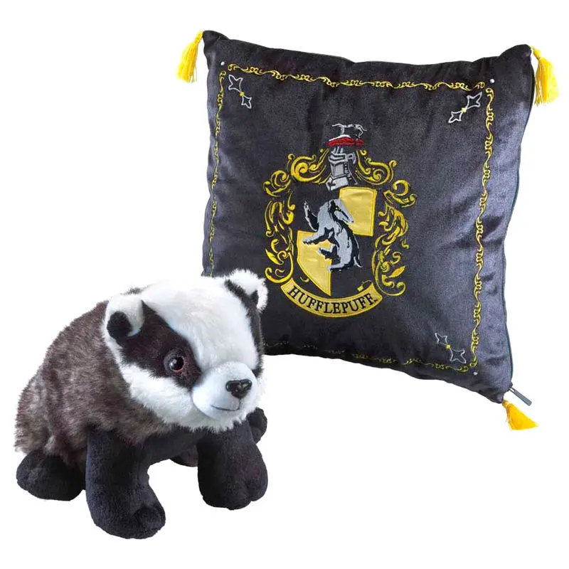 Harry Potter House Mascot Cushion with Plush Figure Hufflepuff termékfotó