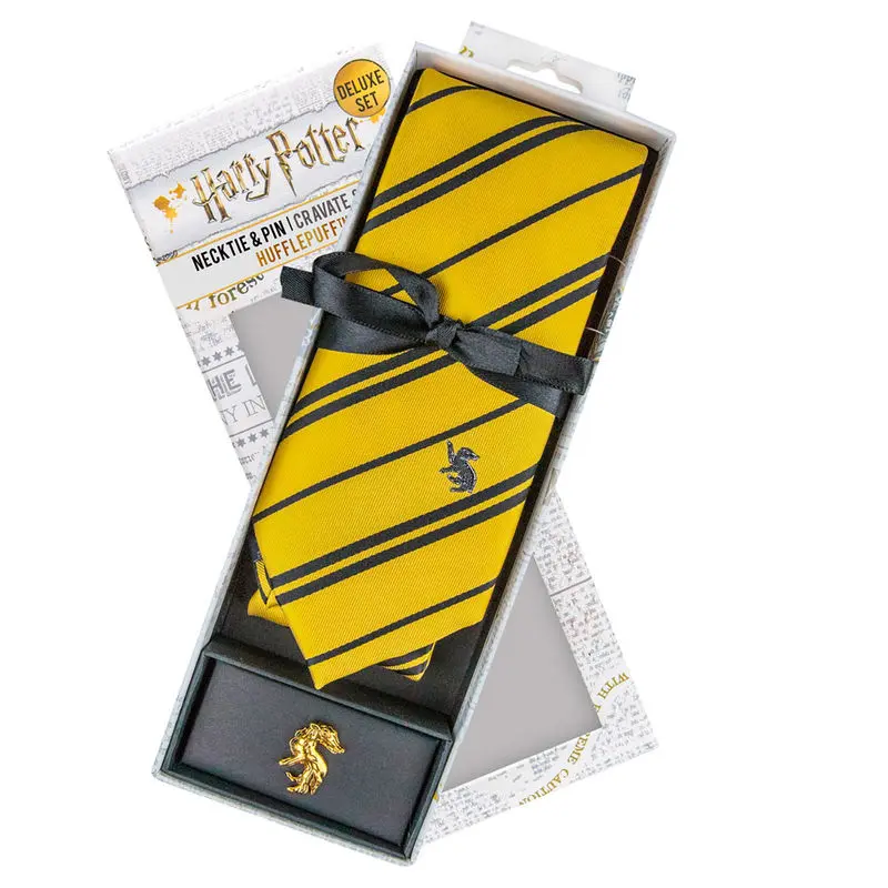 Harry Potter Hufflepuff deluxe necktie product photo