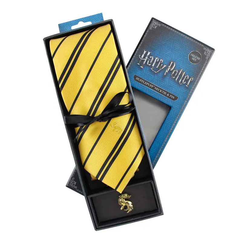 Harry Potter Hufflepuff deluxe necktie product photo