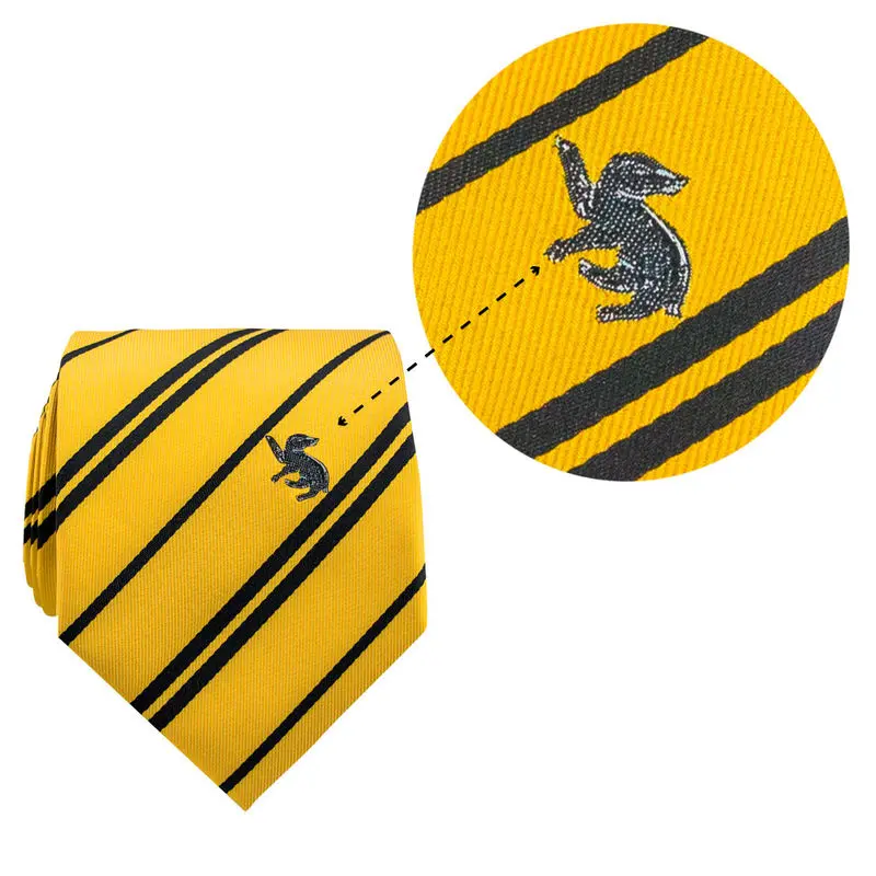 Harry Potter Hufflepuff deluxe necktie product photo