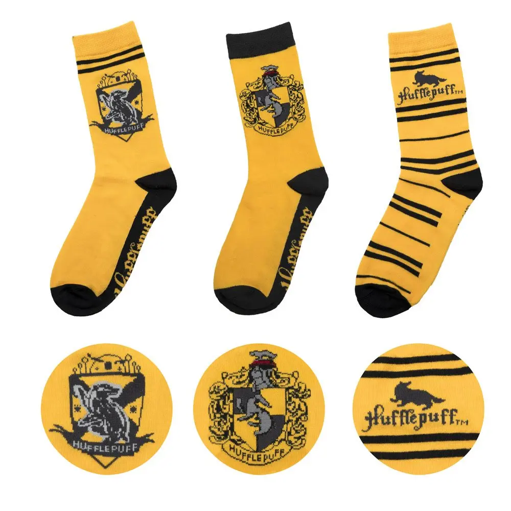 Harry Potter Socks 3-Pack Hufflepuff termékfotó