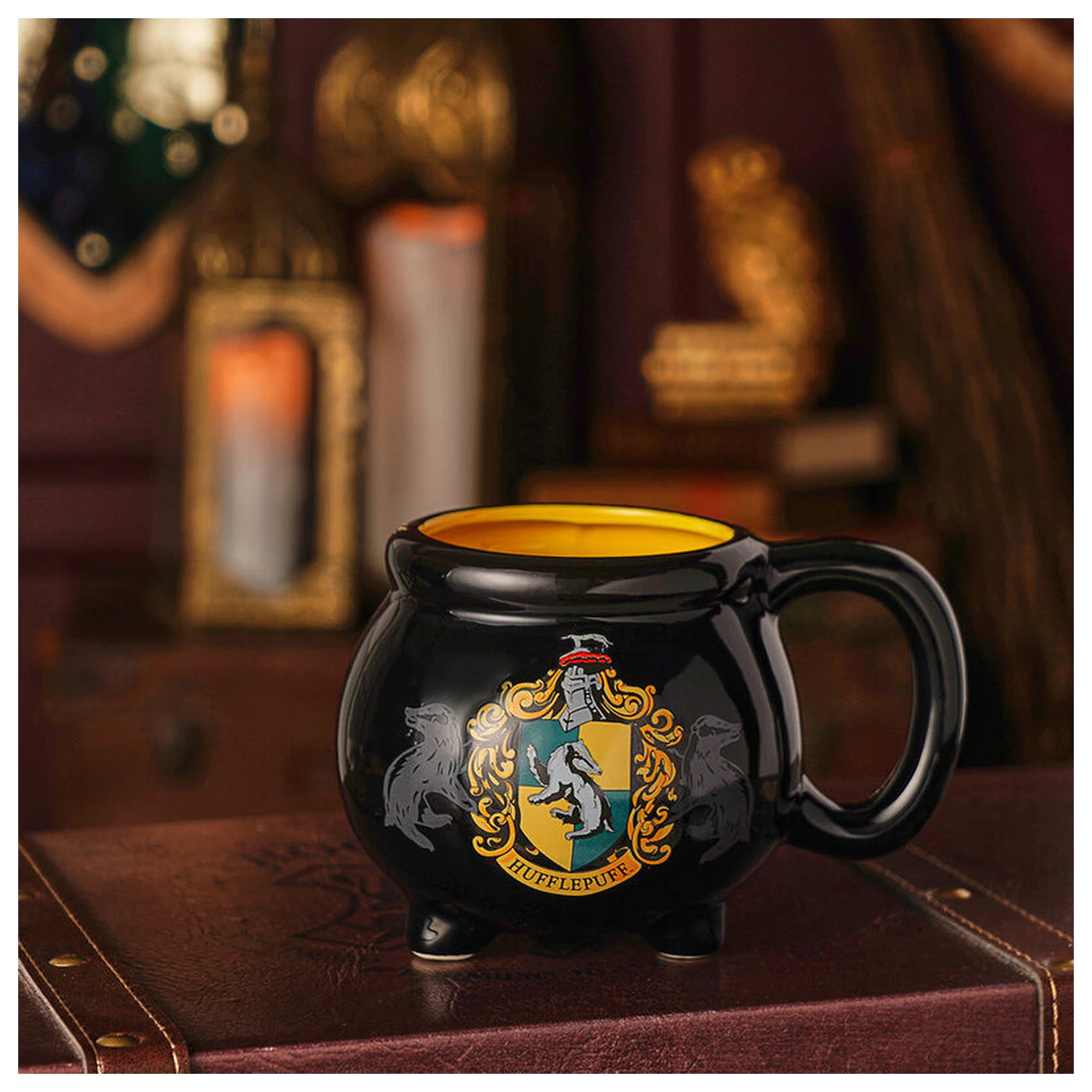 Harry Potter Hufflepuff cauldron mug product photo