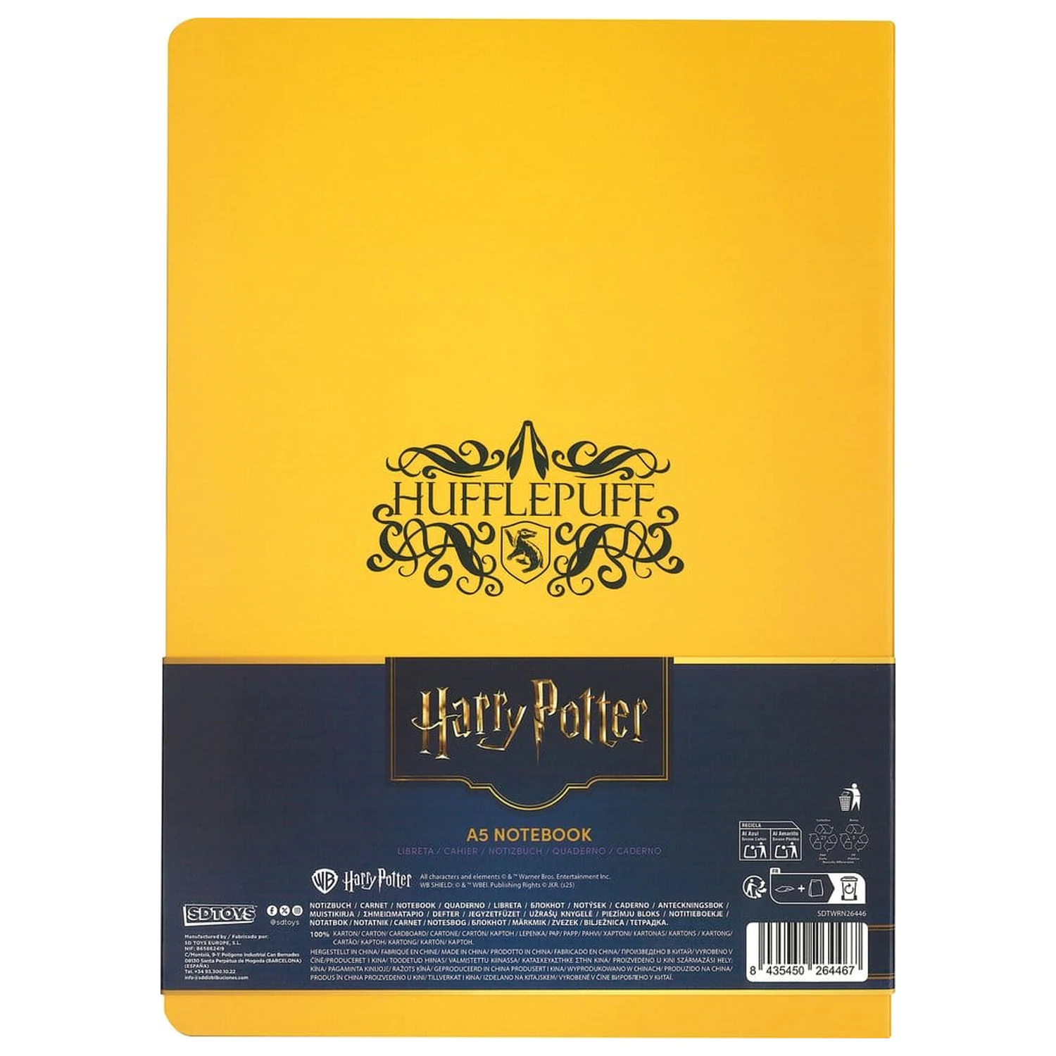 Harry Potter Softcover Notebook Hufflepuff 21 cm product photo