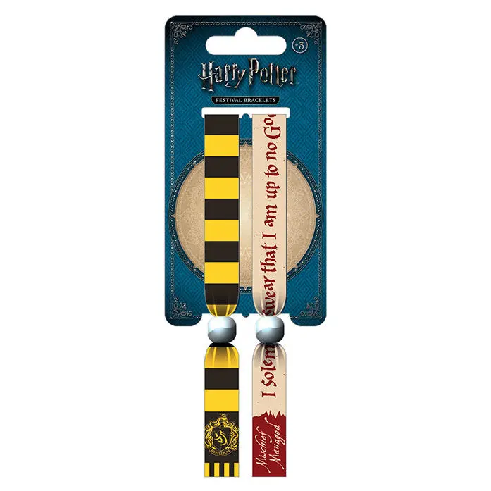 Harry Potter Hufflepuff festival wristband product photo