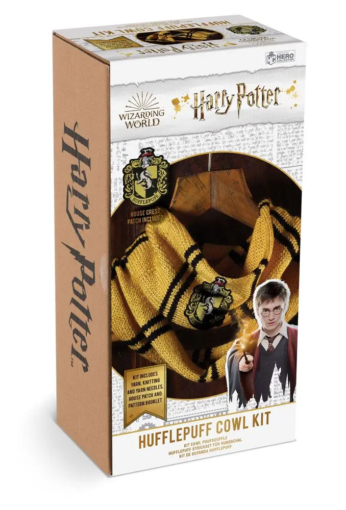 Harry Potter Knitting Kit Infinity Colw Hufflepuff product photo