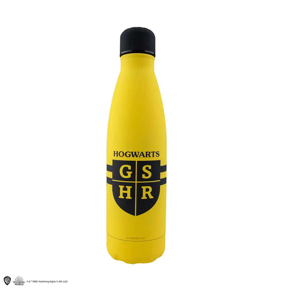 Harry Potter Thermo Water Bottle Hufflepuff Let's Go product photo