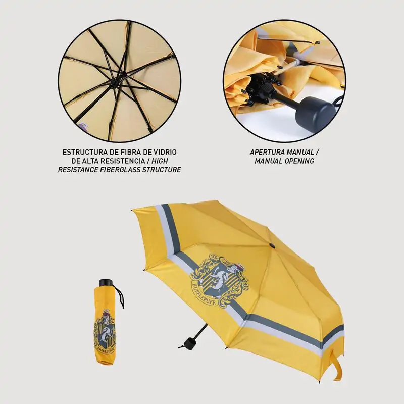 Harry Potter Hufflepuff manual folding umbrella termékfotó