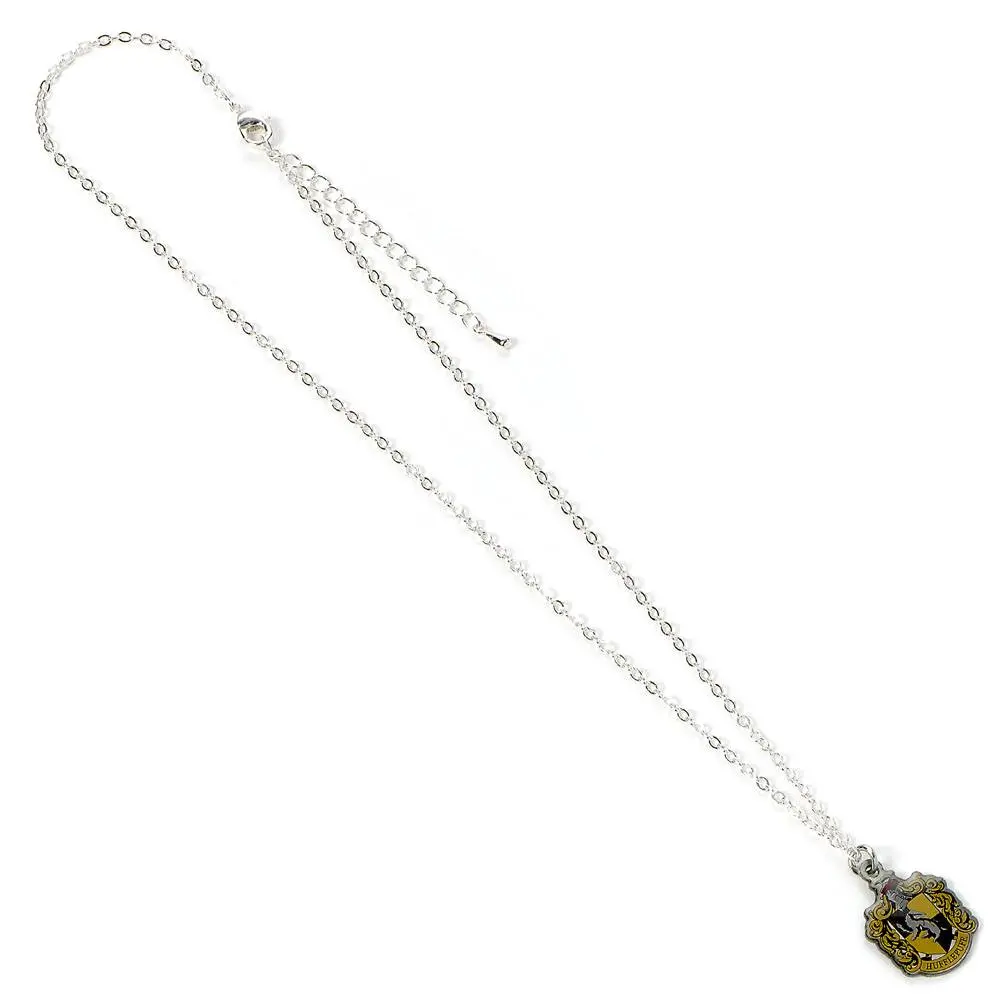 Harry Potter Pendant &amp; Necklace Hufflepuff (silver plated) product photo