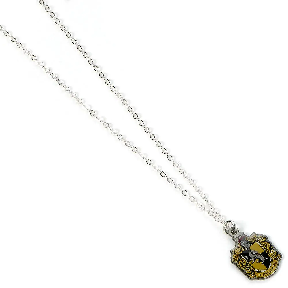 Harry Potter Pendant &amp; Necklace Hufflepuff (silver plated) product photo