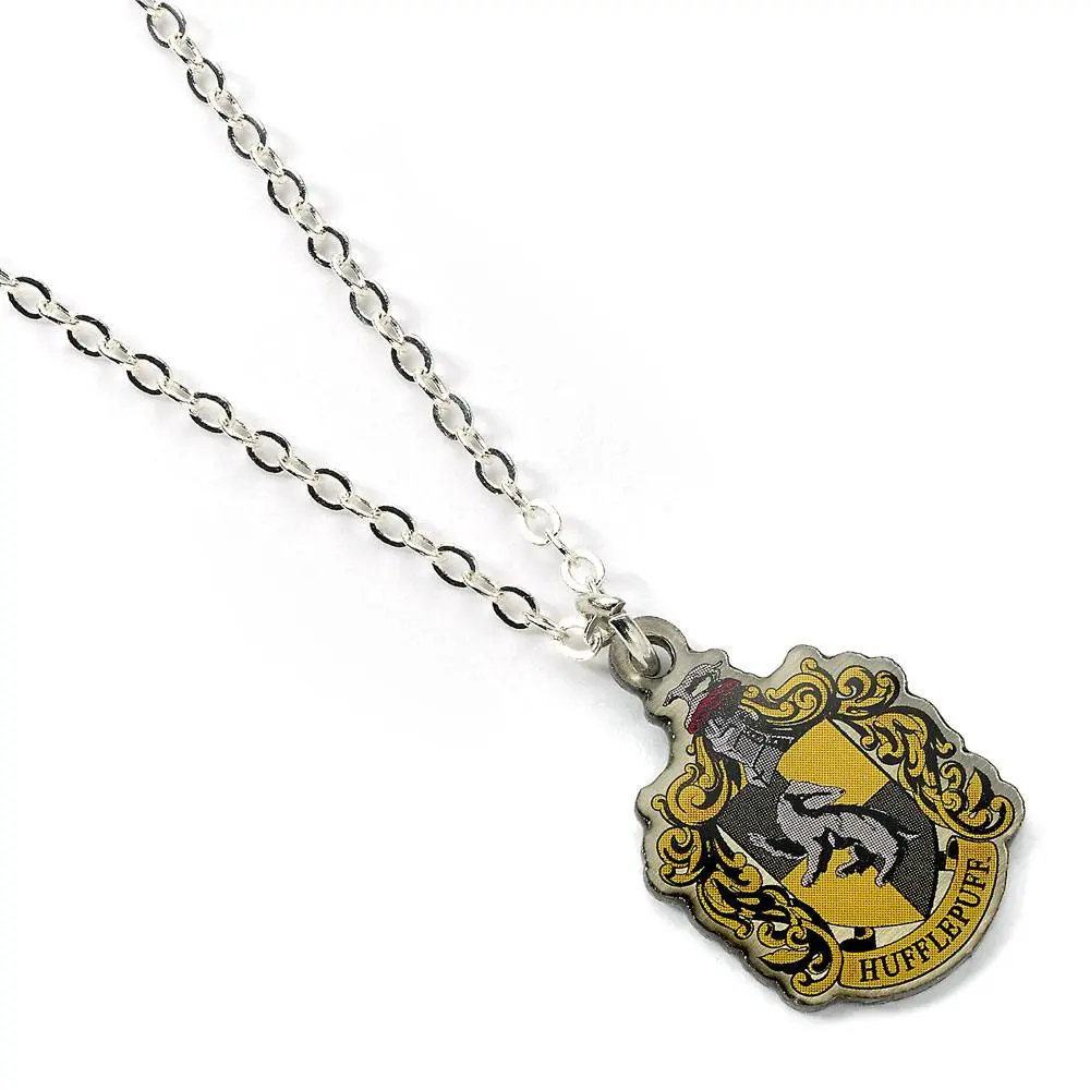 Harry Potter Pendant &amp; Necklace Hufflepuff (silver plated) product photo