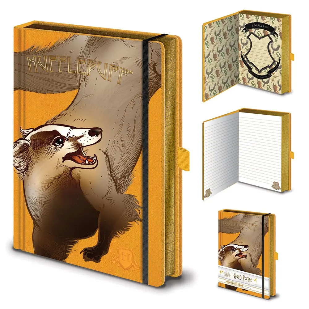 Harry Potter Premium Notebook Hufflepuff termékfotó