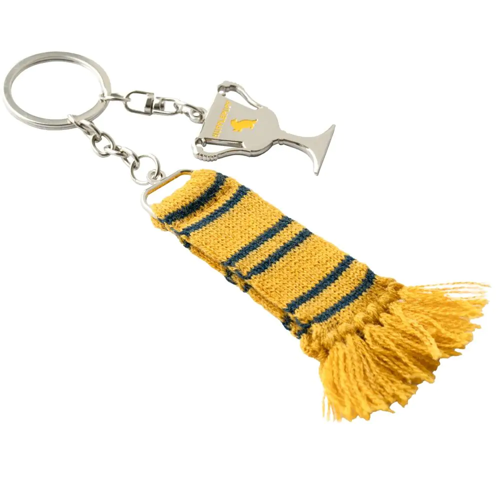 Harry Potter Hufflepuff scarf keychain product photo