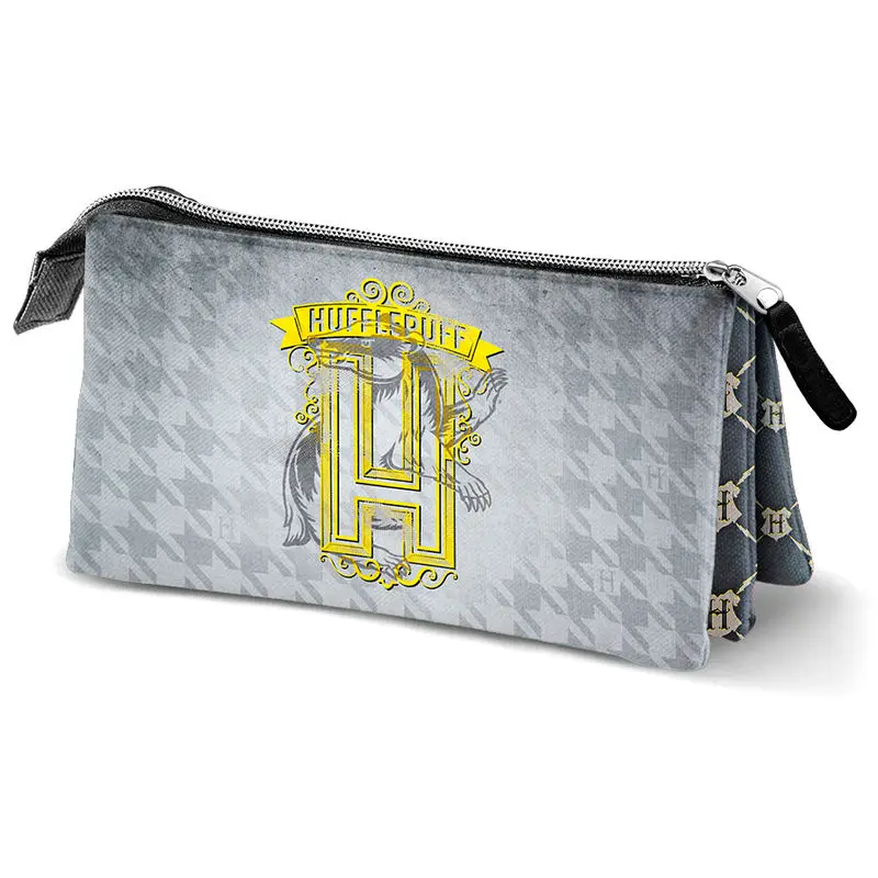 Harry Potter Hufflepuff triple pencil case product photo