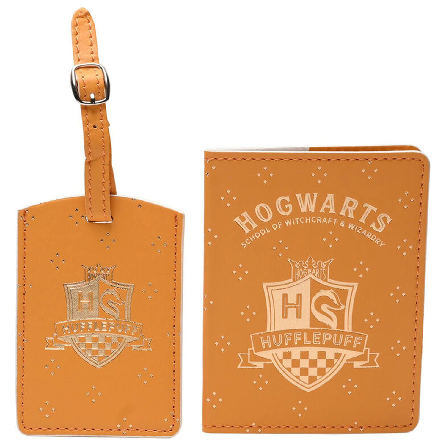 Harry Potter Hufflepuff passport holder & luggage tag product photo