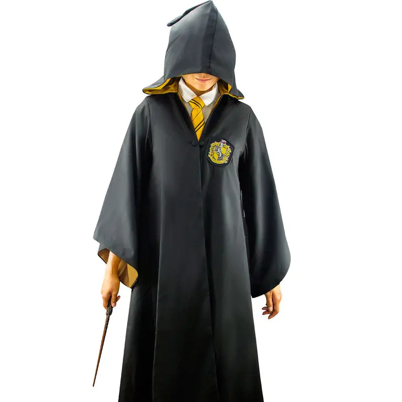 Harry Potter Wizard Robe Cloak Hufflepuff product photo