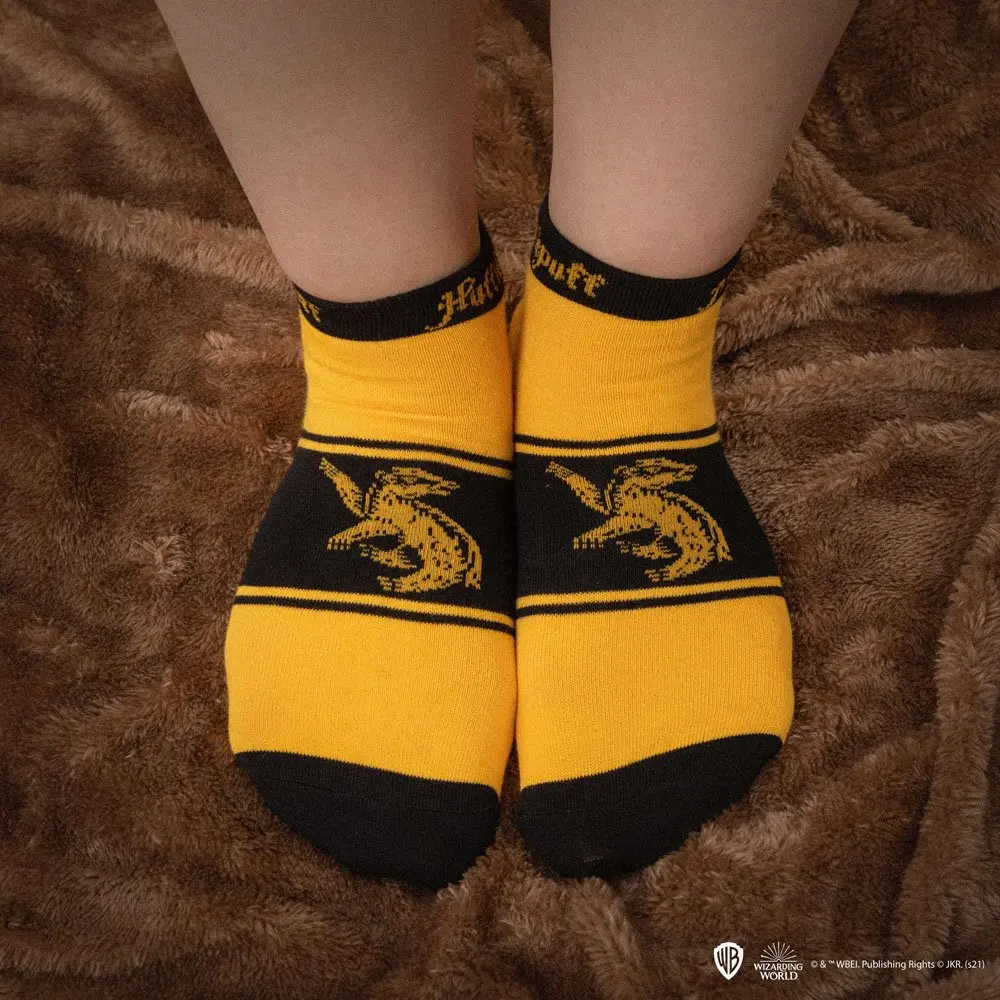 Harry Potter Ankle Socks 3-Pack Hufflepuff product photo