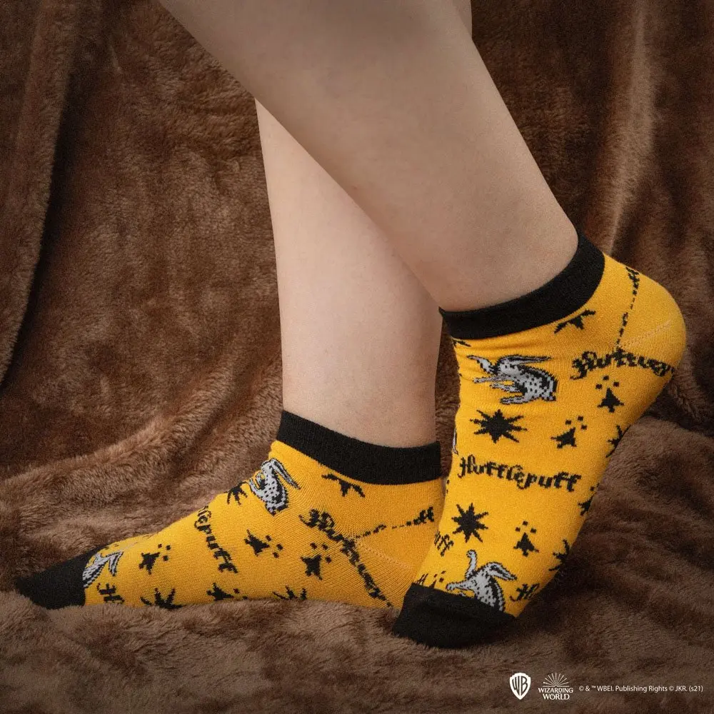 Harry Potter Ankle Socks 3-Pack Hufflepuff product photo