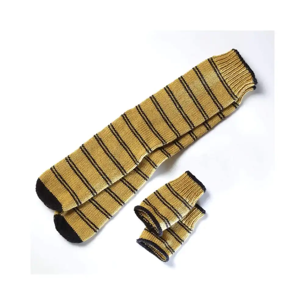 Harry Potter Knitting Kit Slouch Socks and Mittens Hufflepuff product photo