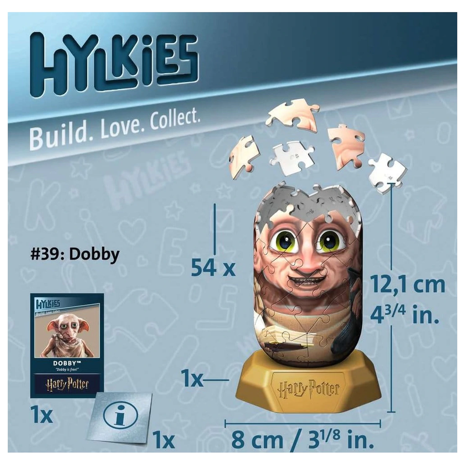 Harry Potter Hylkies 3D Jigsaw Puzzle #39 Dobby 12 cm product photo