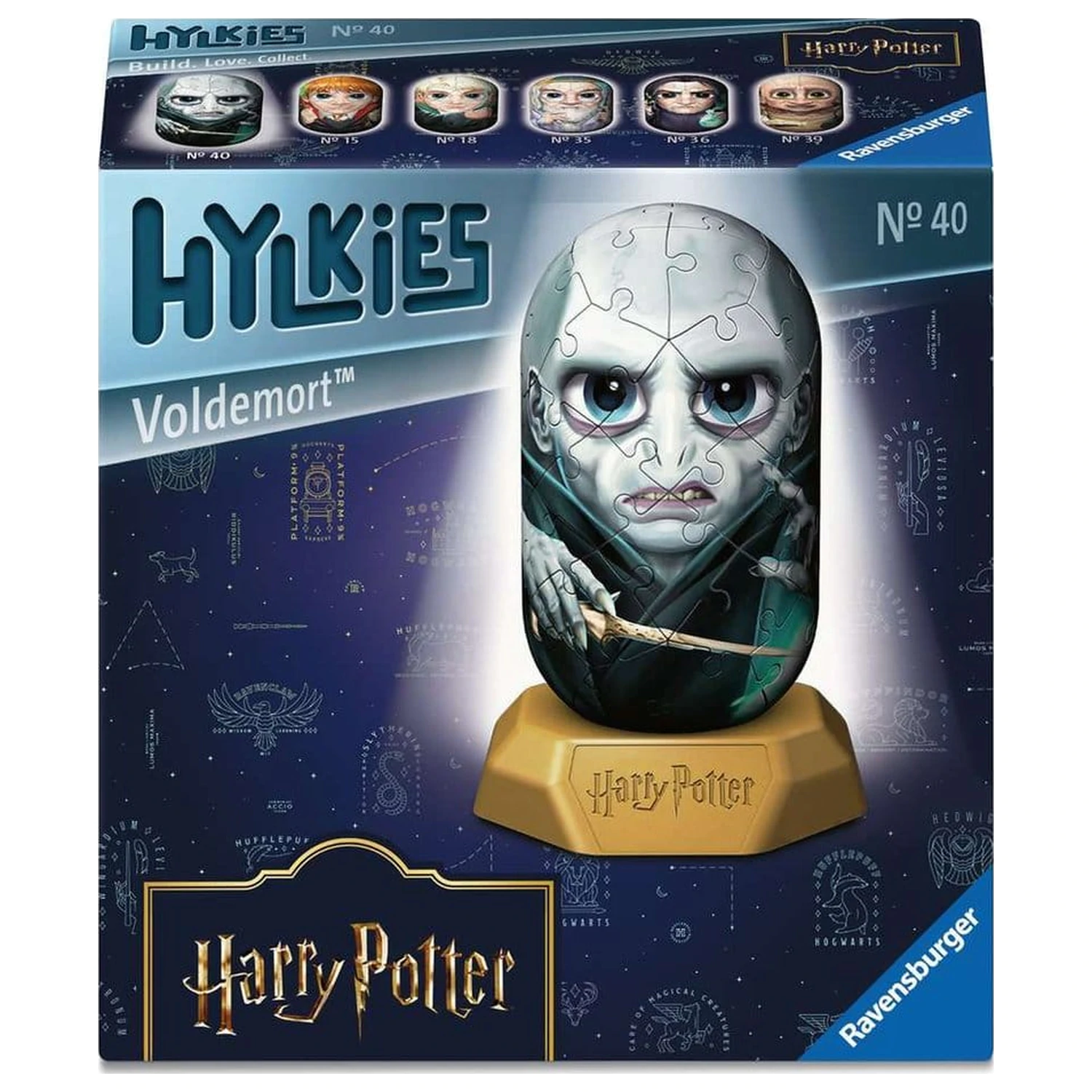 Harry Potter Hylkies 3D Jigsaw Puzzle #40 Voldemort 12 cm product photo